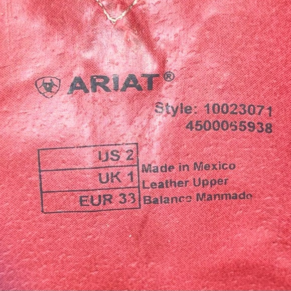 Girls Ariat Boots - Picture 2 of 4